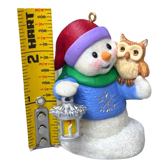 Hallmark Snow Buddies Collectors Series Keepsake Ornament 3 Lot Owl Wolf Seal - Picture 2 of 8